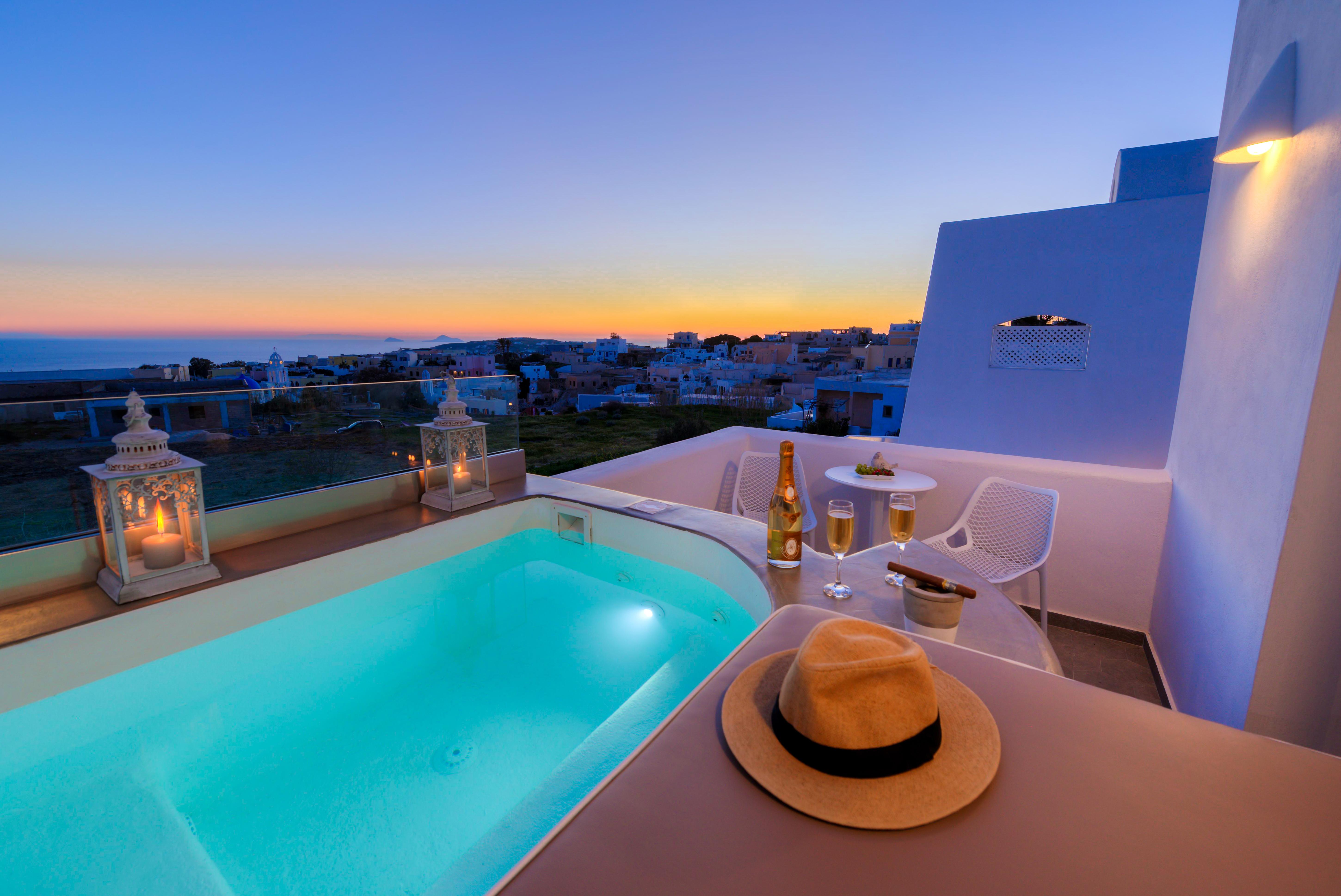 White Harmony Suites Megalochori  Buitenkant foto