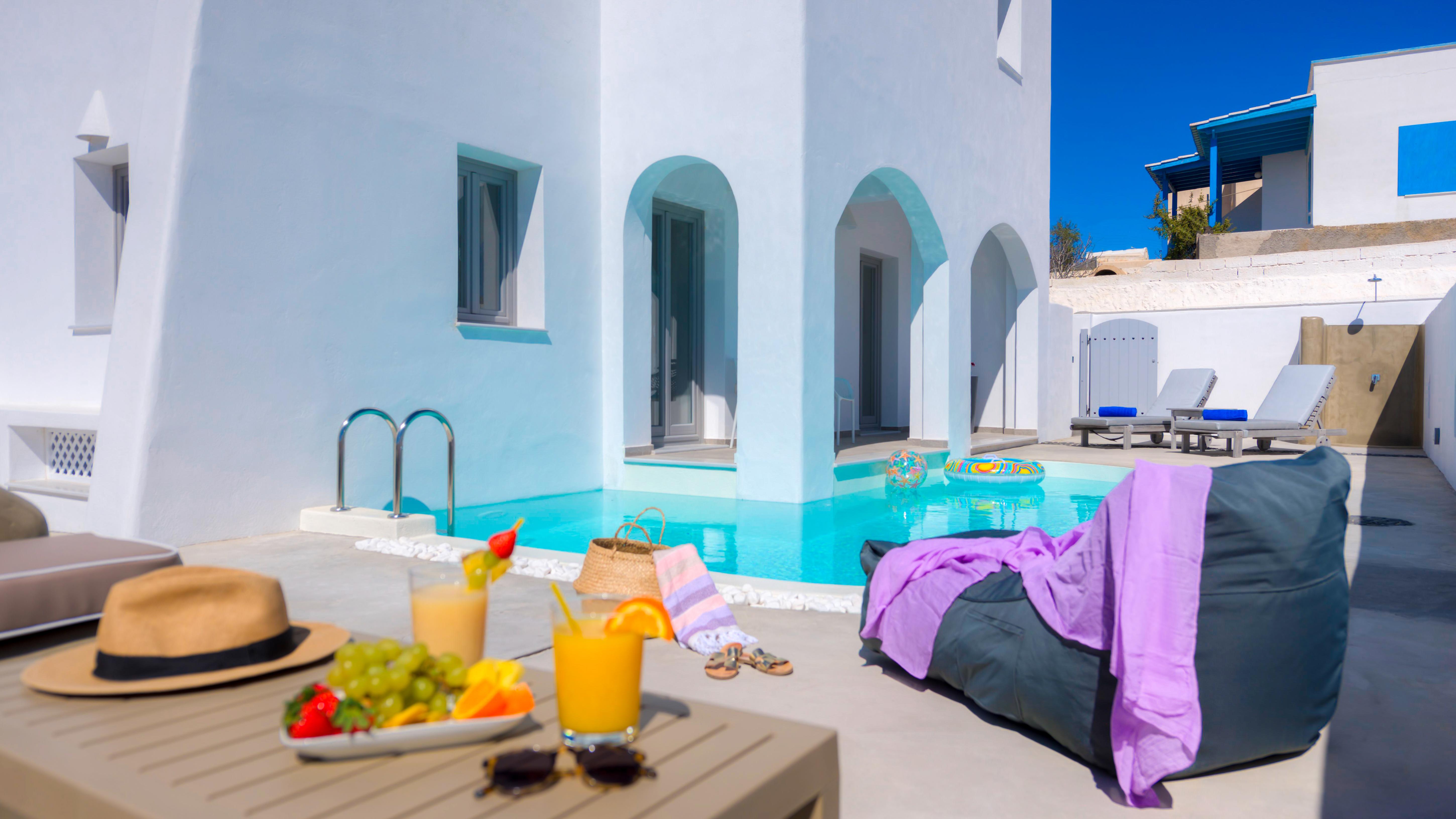 White Harmony Suites Megalochori  Buitenkant foto