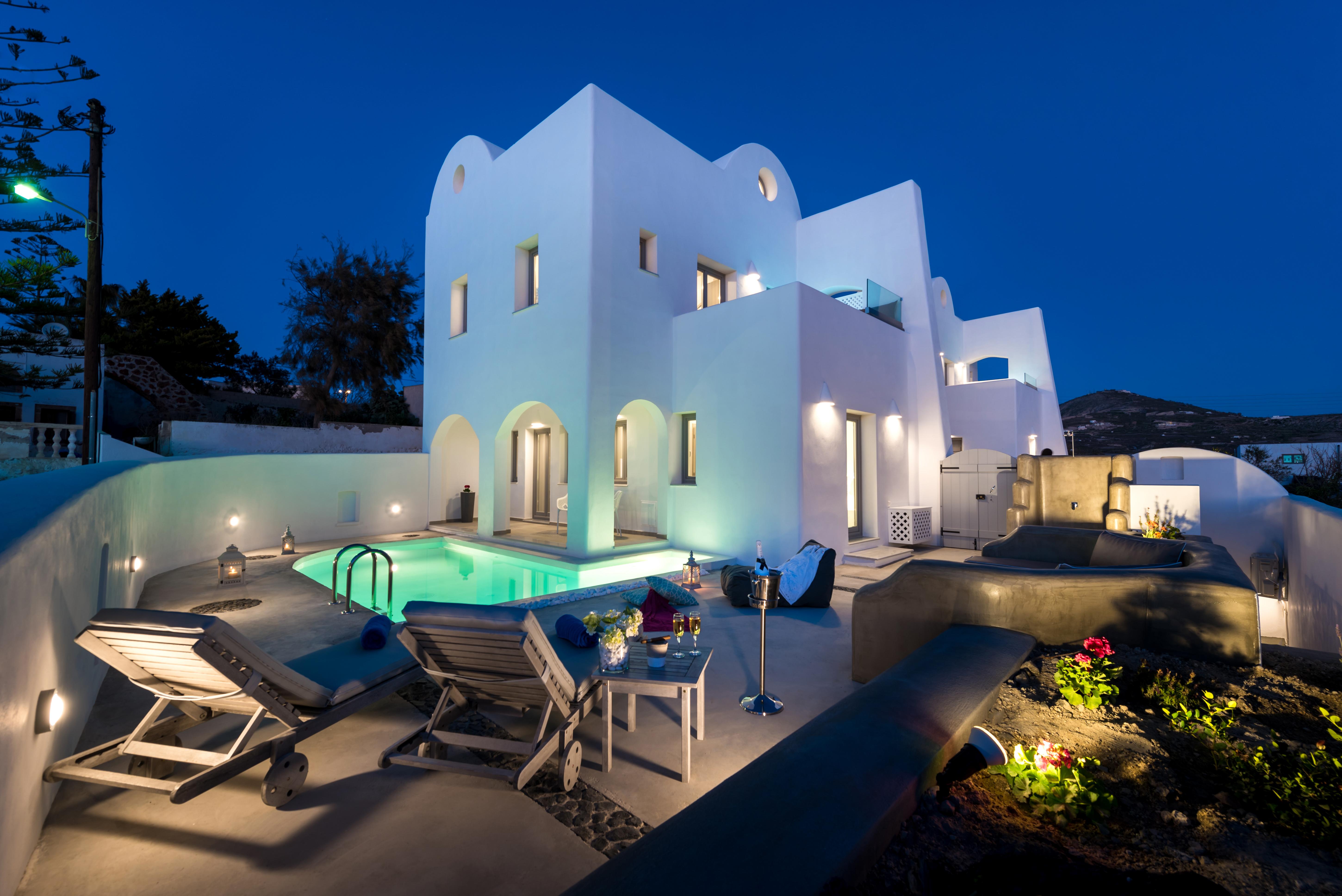 White Harmony Suites Megalochori  Buitenkant foto